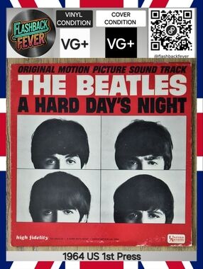 THE BEATLES•A Hard Day's Night•June 26, 1964 US (#UAL 3366) UA, 1st Press Mono